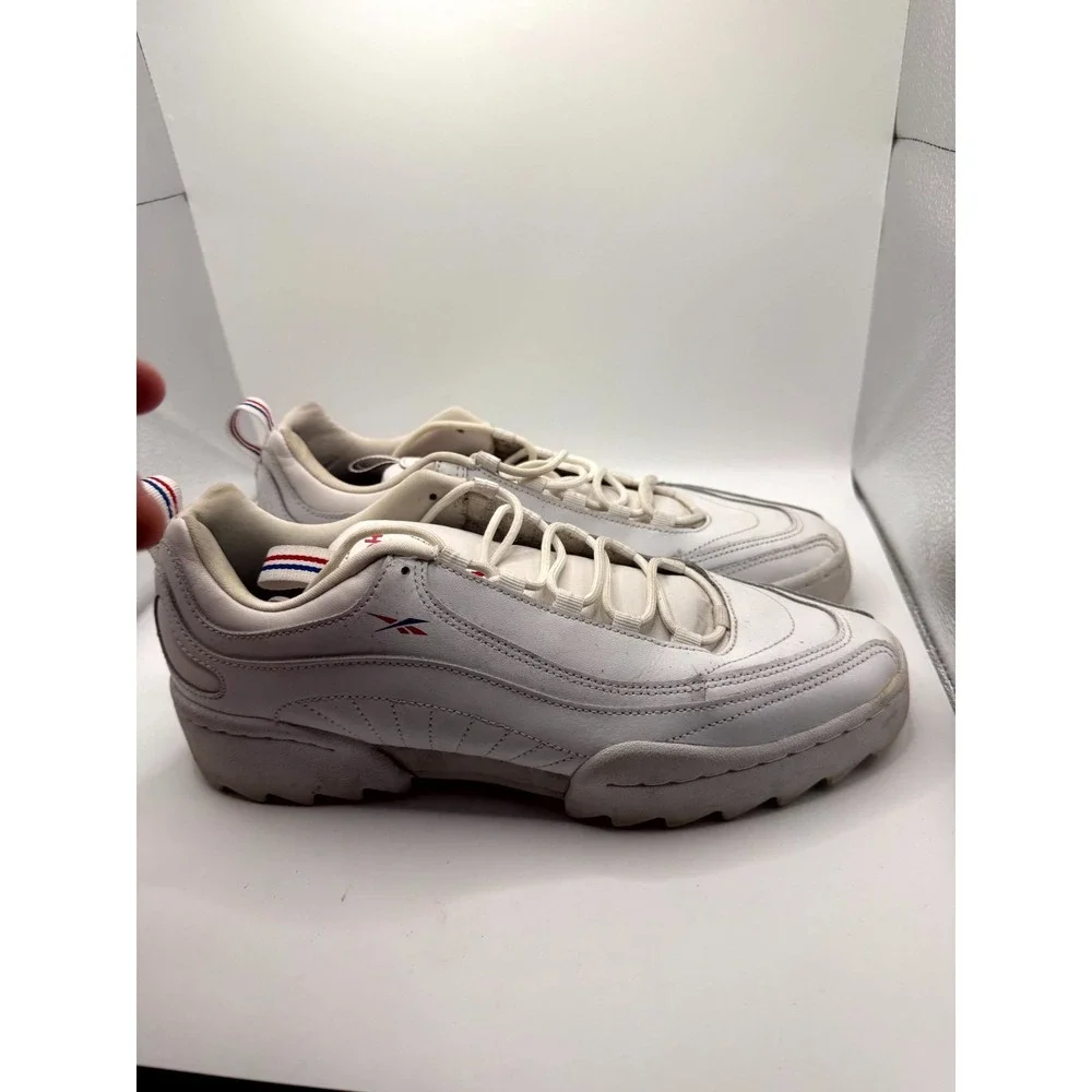 Reebok Rivyx Ripple DV6619 Mens 9 Sneaker‎ White Leather Low Top Lace Up Shoes